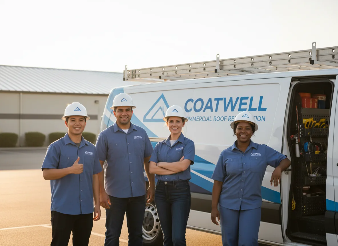 Commercial roof coating company in Welsh, LA